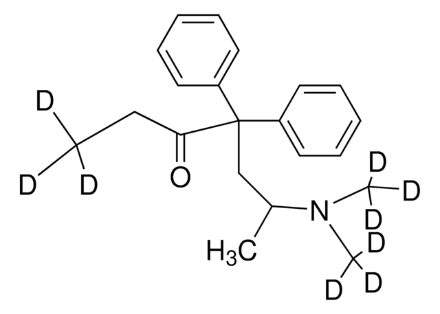 (±)-美沙酮-D9标准液 CRM 溶液 1.0&#160;mg/mL in methanol, ampule of 1&#160;mL, certified reference material, Cerilliant&#174;