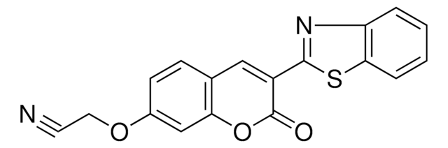 ((3-(1,3-BENZOTHIAZOL-2-YL)-2-OXO-2H-CHROMEN-7-YL)OXY)ACETONITRILE AldrichCPR