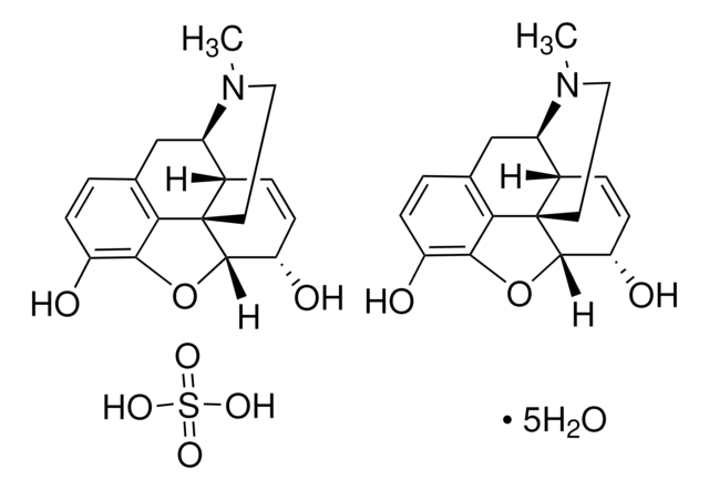 吗啡 硫酸盐 五水合物 analytical standard