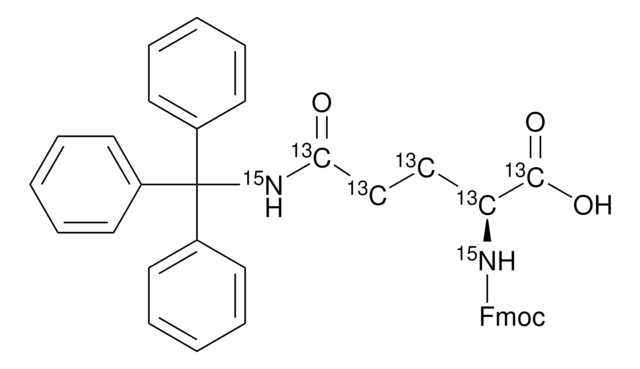 Fmoc-Gln-(Trt)-OH-13C5,15N2 98 atom % 15N, 98 atom % 13C, 97% (CP)