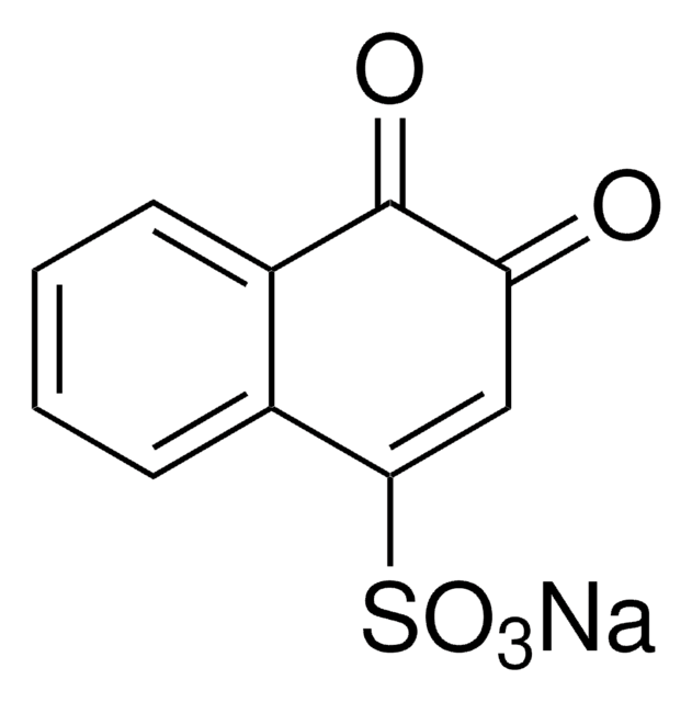 1,2-萘醌-4-磺酸钠 for spectrophotometric det. of isonicotic hydrazide, amines and amino acids, &#8805;97.0% (T)