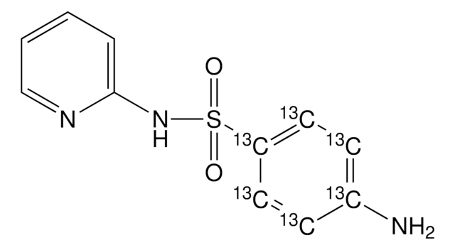 Sulfapyridine-(phenyl-13C6) VETRANAL&#174;, analytical standard