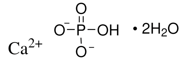 Calcium phosphate dibasic dihydrate puriss., meets analytical specification of Ph. Eur., BP, USP, 98-102.5%