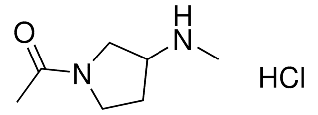 1-(3-(Methylamino)pyrrolidin-1-yl)ethan-1-one hydrochloride AldrichCPR