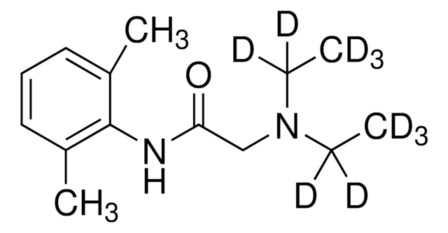 利多卡因-D10 溶液 100&#160;&#956;g/mL in methanol, certified reference material, ampule of 1&#160;mL, Cerilliant&#174;