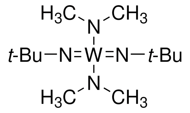 双(叔丁基亚氨基)双(二甲基氨基)钨(VI) 97%, 99.99% trace metals basis