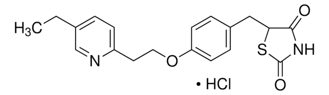 吡格列酮 盐酸盐 &#8805;98% (HPLC)