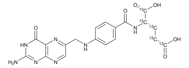 叶酸-（ 谷氨酸 - 13 C 5 ） &#8805;99 atom % 13C, &#8805;95% (CP)