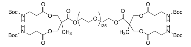 Poly(ethylene glycol) linear dendrimer NHBoc terminated, PEG Mn 6000, generation 1