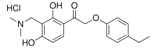 1-(3-DIMETHYLAMINOMETHYL-2,4-DIHYDROXY-PH)-2-(4-ET-PHENOXY)-ETHANONE, HCL AldrichCPR