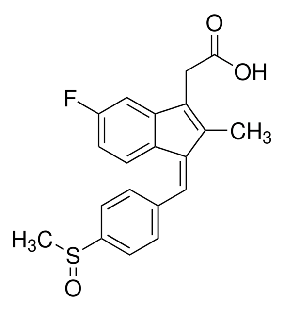 Sulindac certified reference material, pharmaceutical secondary standard