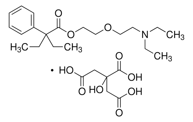 Oxeladin citrate salt analytical standard