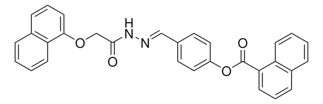 4-(2-((1-NAPHTHYLOXY)ACETYL)CARBOHYDRAZONOYL)PHENYL 1-NAPHTHOATE AldrichCPR