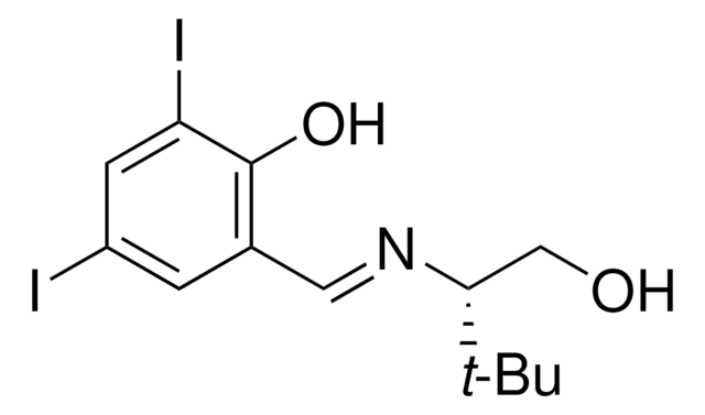 (S)-(-)-2-[(1-羟基-3,3-二甲基丁-2-基亚胺)甲基]-4,6-二碘苯酚 97%