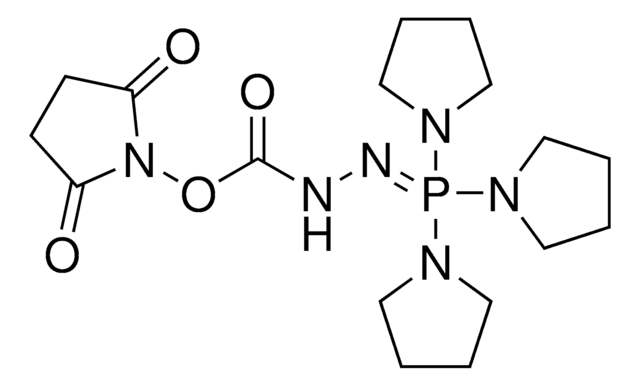 2,5-Dioxopyrrolidin-1-yl N-tri(pyrrolidino)phosphoranylideneaminocarbamate for LC-MS derivatization, &#8805;97.5% (HPLC)