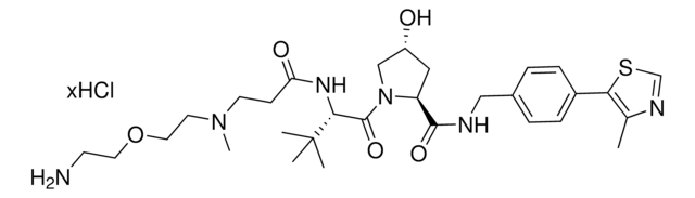 (S,R,S)-AHPC-methylamino-PEG1-NH2 hydrochloride