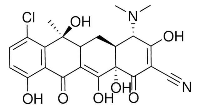 (4S,4aS,6S,12aS)-7-Chloro-4-(dimethylamino)-3,6,10,12,12a-pentahydroxy-6-methyl-1,11-dioxo-1,4,4a,5,5a,6,11,12a-octahydro-2-naphthacenecarbonitrile AldrichCPR