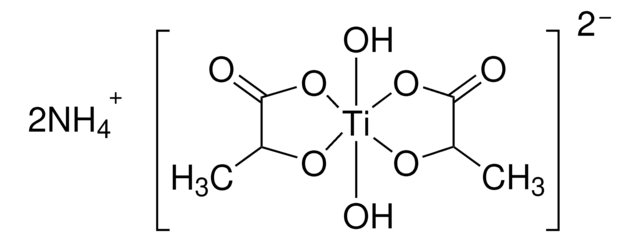 Titanium(IV) bis(ammonium lactato)dihydroxide solution 50&#160;wt. % in H2O