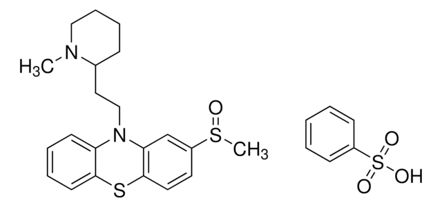 Mesoridazine besylate solution 1&#160;mg/mL in methanol ((as free base)), certified reference material, ampule of 1&#160;mL, Cerilliant&#174;