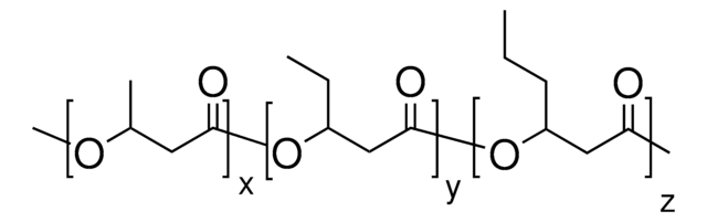 Poly((R)-3-hydroxybutyrate-co-(R)-3-hydroxyvalerate-co-(R)-3-hydroxyhexanoate) natural origin, PHH content 4.1&#160;%, PHV content 2.3&#160;%