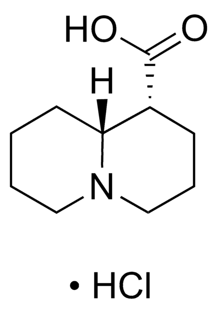 (1R,9aR)-Octahydro-2H-quinolizine-1-carboxylic acid hydrochloride AldrichCPR