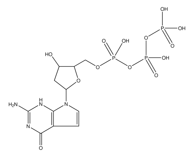 7-脱氮-2&#8242;-脱氧鸟苷-5&#8242;-三磷酸 95% (7-Deaza-dGTP, HPLC), &#8804;4% (7-Deaza-dGDP, HPLC), solution, 10&#160;mM