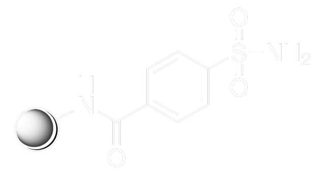 聚合物键合型 4-羧基苯磺酰胺 100-200&#160;mesh, extent of labeling: 0.7-1.3&#160;mmol/g loading, 1&#160;% cross-linked