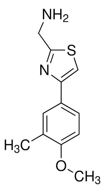 [4-(4-methoxy-3-methylphenyl)-1,3-thiazol-2-yl]methanamine AldrichCPR