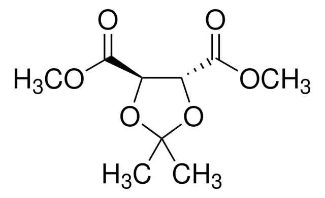 (&#8722;)-Dimethyl 2,3-O-isopropylidene-L-tartrate 97%