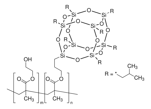 Poly[(propylmethacryl-heptaisobutyl-PSS)-co-hydroxyethyl methacrylate] PSS ~45&#160;wt. %