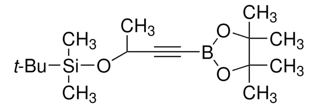 3-(tert-Butyldimethylsilyloxy)-1-butyn-1-ylboronic acid pinacol ester 96%