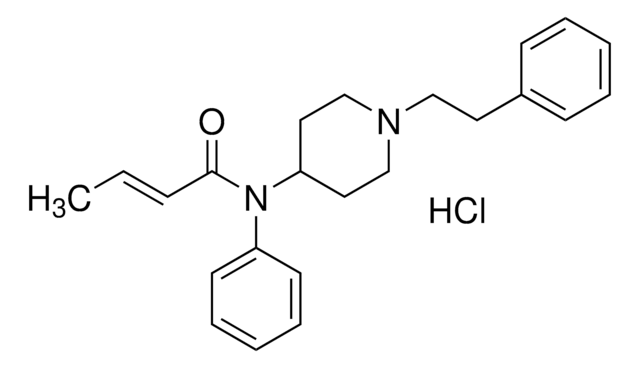 Crotonyl fentanyl hydrochloride solution 100&#160;&#956;g/mL in methanol (as free base), certified reference material, ampule of 0.5&#160;mL, Cerilliant&#174;