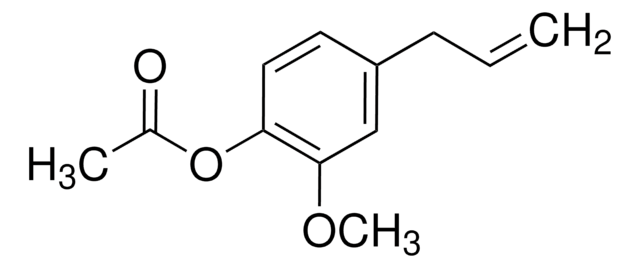 Acetyleugenol reference material, Manufactured by: Sigma-Aldrich Production GmbH, Switzerland