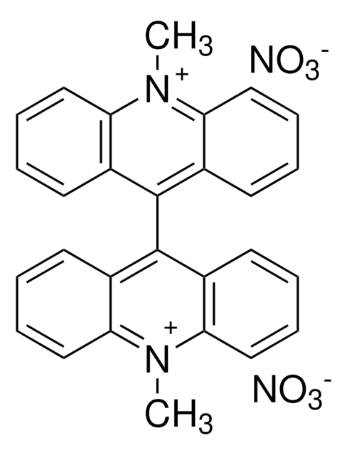 N,N&#8242;-Dimethyl-9,9&#8242;-biacridinium dinitrate used as chemiluminescent reagent