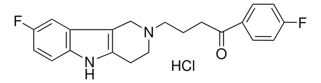 1-(4-F-PH)-4-(8-F-1,3,4,5-4H-PYRIDO(4,3-B)INDOL-2-YL)-BUTAN-1-ONE, HYDROCHLORIDE AldrichCPR