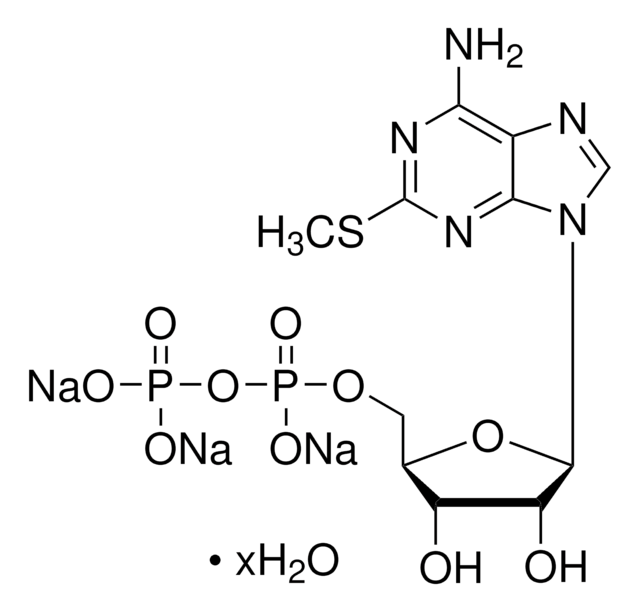 2-(Methylthio)adenosine 5&#8242;-diphosphate trisodium salt hydrate &#8805;89% (HPLC), solid