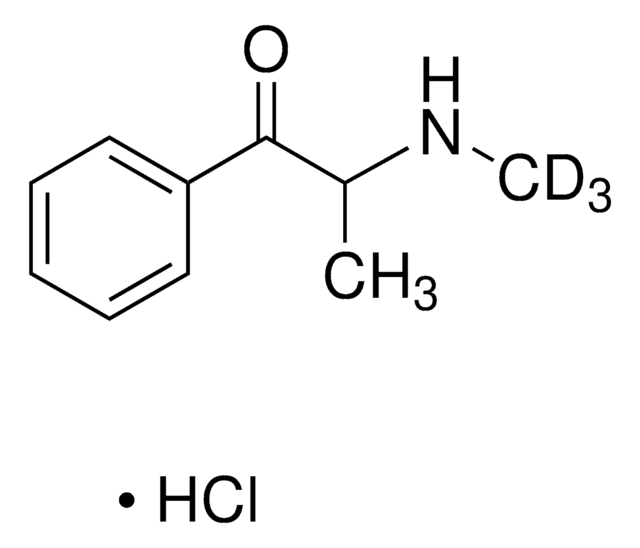 (±)-Methcathinone-D3 hydrochloride solution 100&#160;&#956;g/mL in acetonitrile (as free base), certified reference material, Cerilliant&#174;