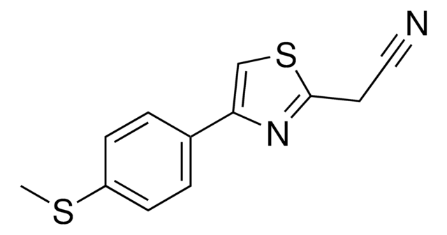 2-(4-(4-(Methylthio)phenyl)thiazol-2-yl)acetonitrile AldrichCPR