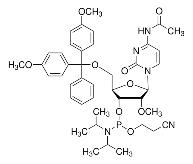 DMT-2&#8242;O-Methyl-rC(ac) Phosphoramidite configured for MerMade