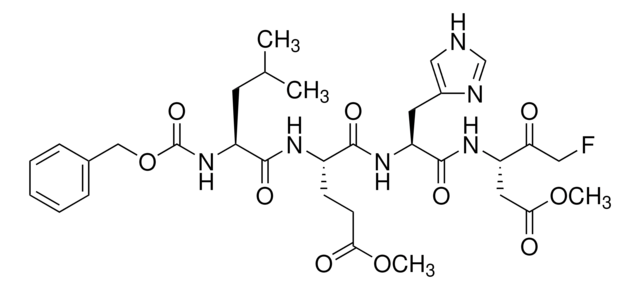 Z-Leu-Glu(O-Me)-His-Asp(O-Me) fluoromethyl ketone trifluoroacetate salt hydrate &#8805;90%