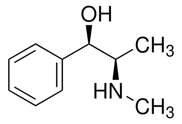 (&#8722;)-Pseudoephedrine purum, &#8805;96.0% (sum of enantiomers, GC)