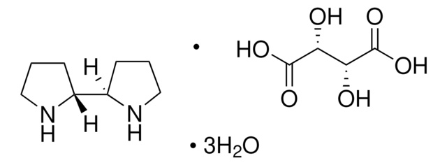 (R,R)-2,2′-二吡咯烷 L-酒石酸酯 99%