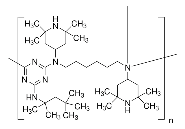 聚[[6-[(1,1,3,3-四甲基丁基)氨基]-s-三嗪-2,4-二基]-[(2,2,6,6-四甲基-4-哌啶基)亚氨基]-己二基-[(2,2,6,6-四甲基-4-哌啶基)亚氨基] average Mn ~2,000