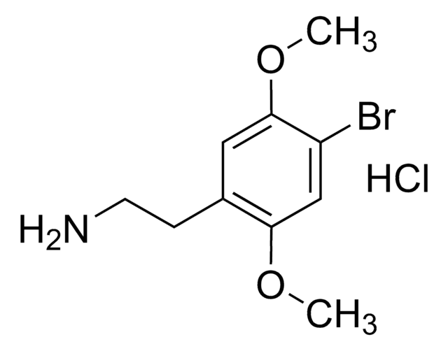 4-Bromo-2,5-dimethoxyphenethylamine hydrochloride solution 1.0&#160;mg/mL in methanol (as free base), ampule of 1&#160;mL, certified reference material, Cerilliant&#174;