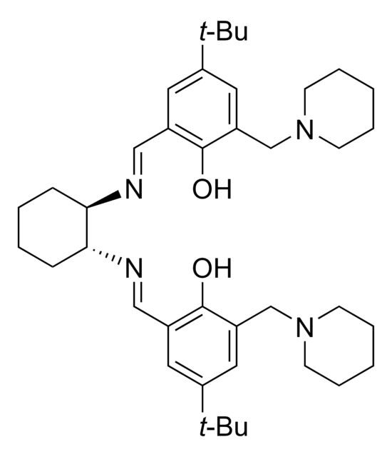 2,2′-[(1R,2R)-1,2-环己二基双[(E)-(次氮基次甲基)]双[4-(叔丁基)-6-(4-哌啶基甲基)苯酚] 97%