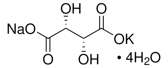 Potassium sodium tartrate tetrahydrate SAJ first grade, &#8805;99.0%