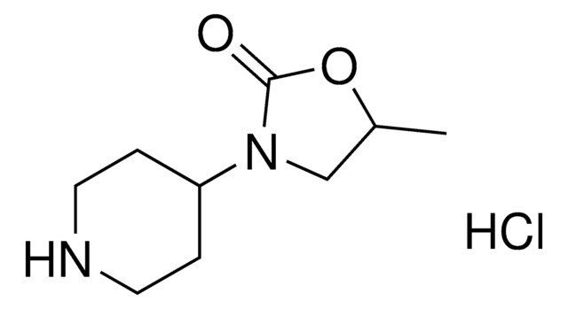 5-Methyl-3-(piperidin-4-yl)oxazolidin-2-one hydrochloride AldrichCPR