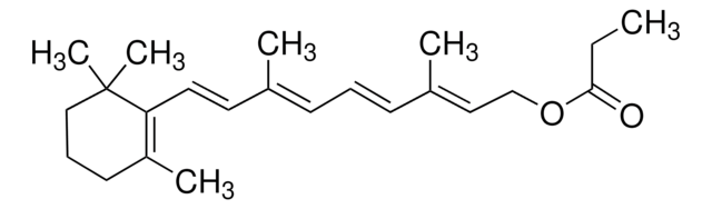 视黄醇丙酸酯 Pharmaceutical Secondary Standard; Certified Reference Material