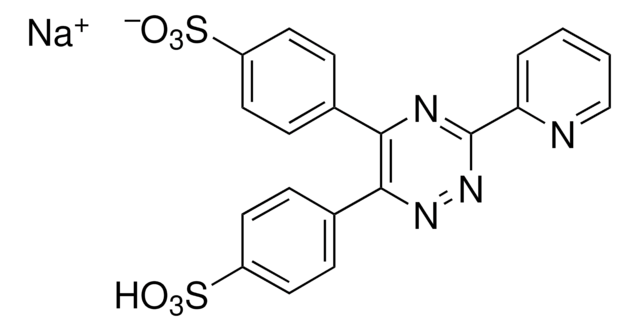 3-（2-吡啶基）-5,6-二苯基-1,2,4-三嗪-4&#8242;,4&#8242;&#8242;-二磺酸 钠盐 Indicator ligand