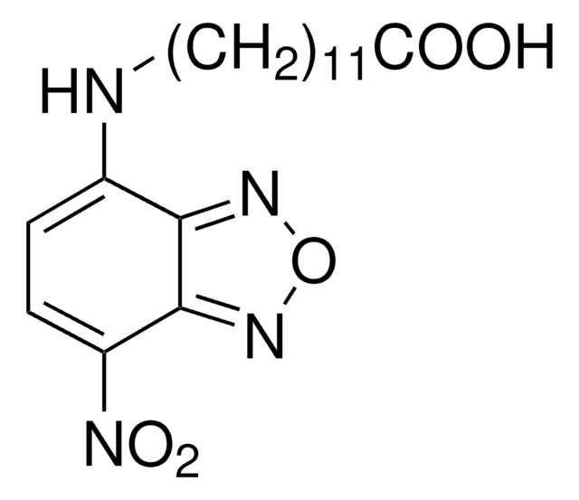 12-(7-Nitrobenzofurazan-4-ylamino)dodecanoic acid suitable for fluorescence